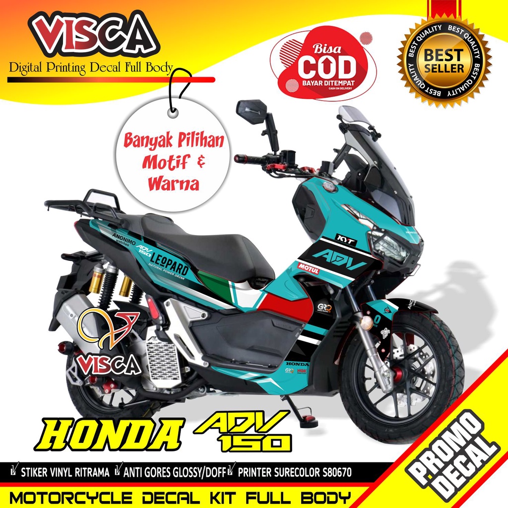 Decal Adv 150 Full Body Stiker Adv 150 Full Body Stiker Motor Honda Adv 150 Full Body Decal Hologram