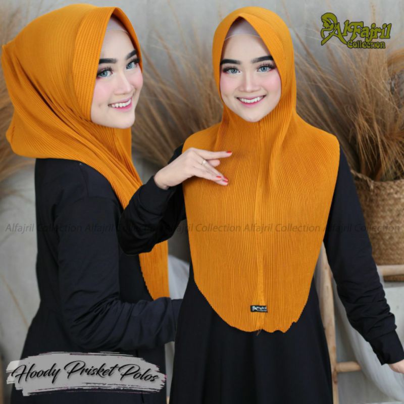 HIJAB INSTAN HOODIE / HOODY PLISKET FULL POLOS