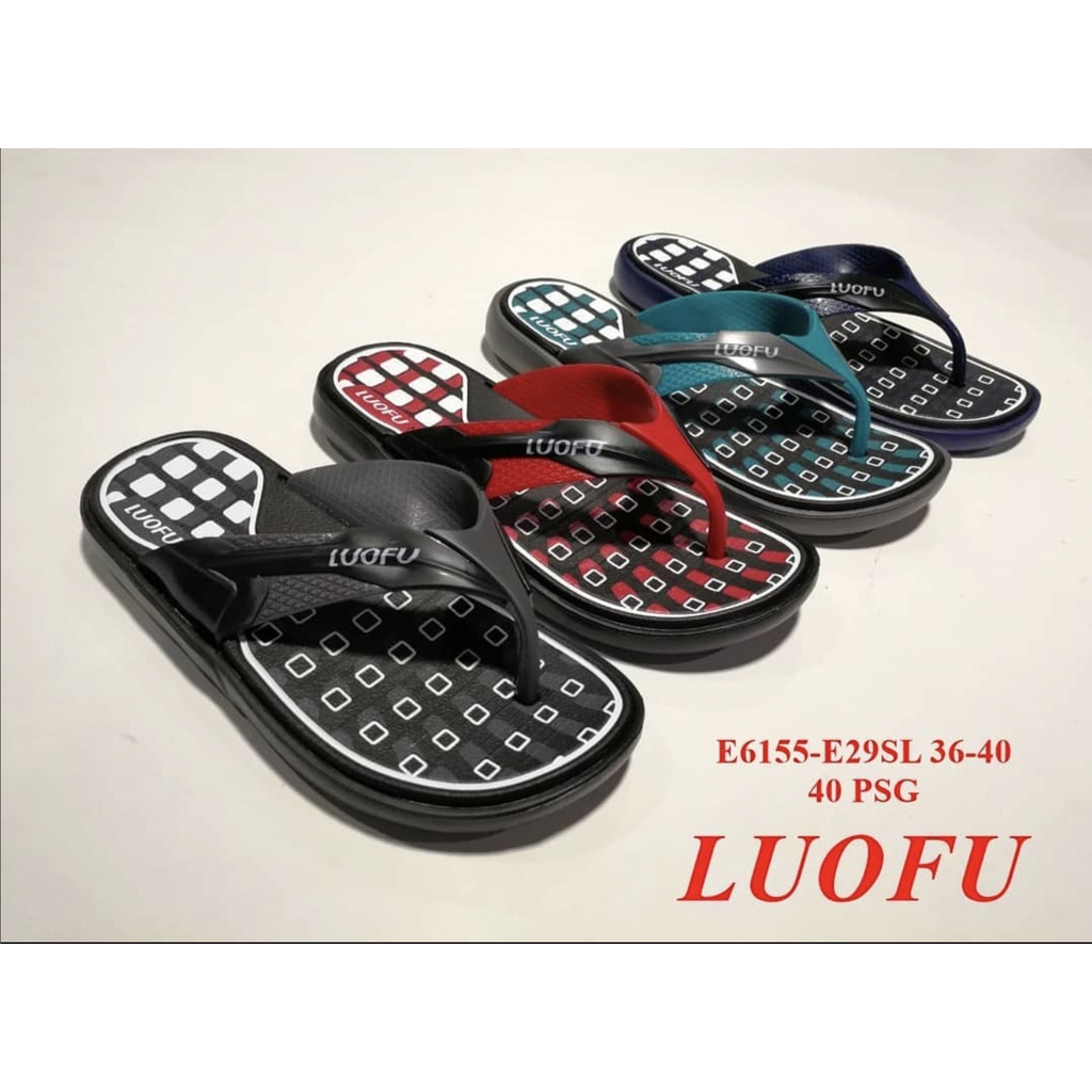 Seruni Sandal Anak Laki Karet Jepit Luofu Import E 6155
