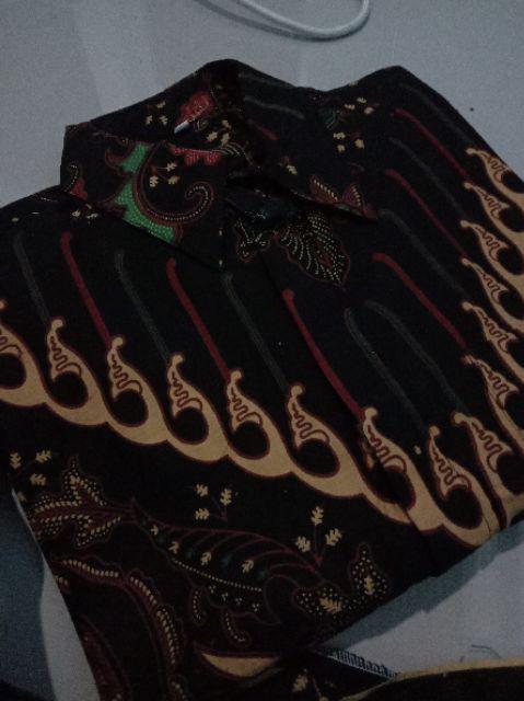 Batik Couple Keluarga Sania Ruffle Ori Ndoro Jowi Kupu Kuning