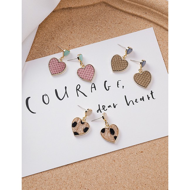 LRC Anting Tusuk Fashion Pink Size Earrings D28090