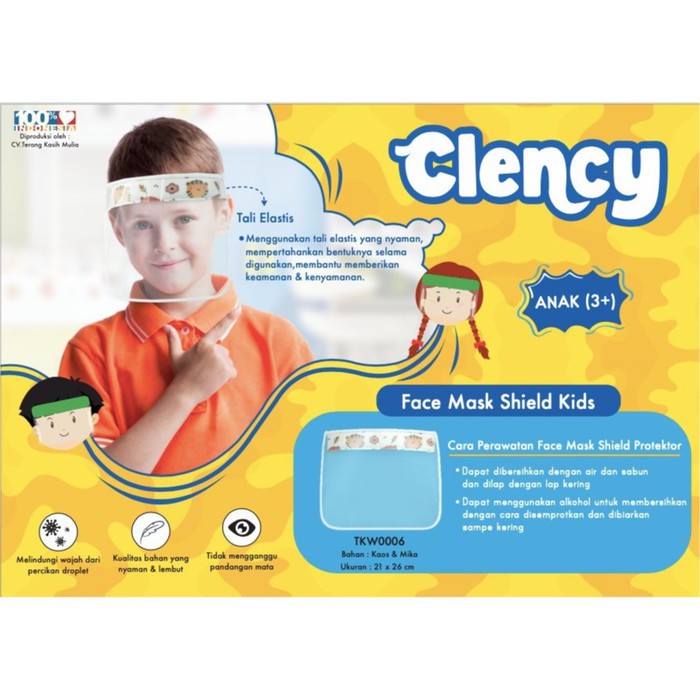 FACE SHIELD BABY CLENCY - CLENCY FACE SHIELD