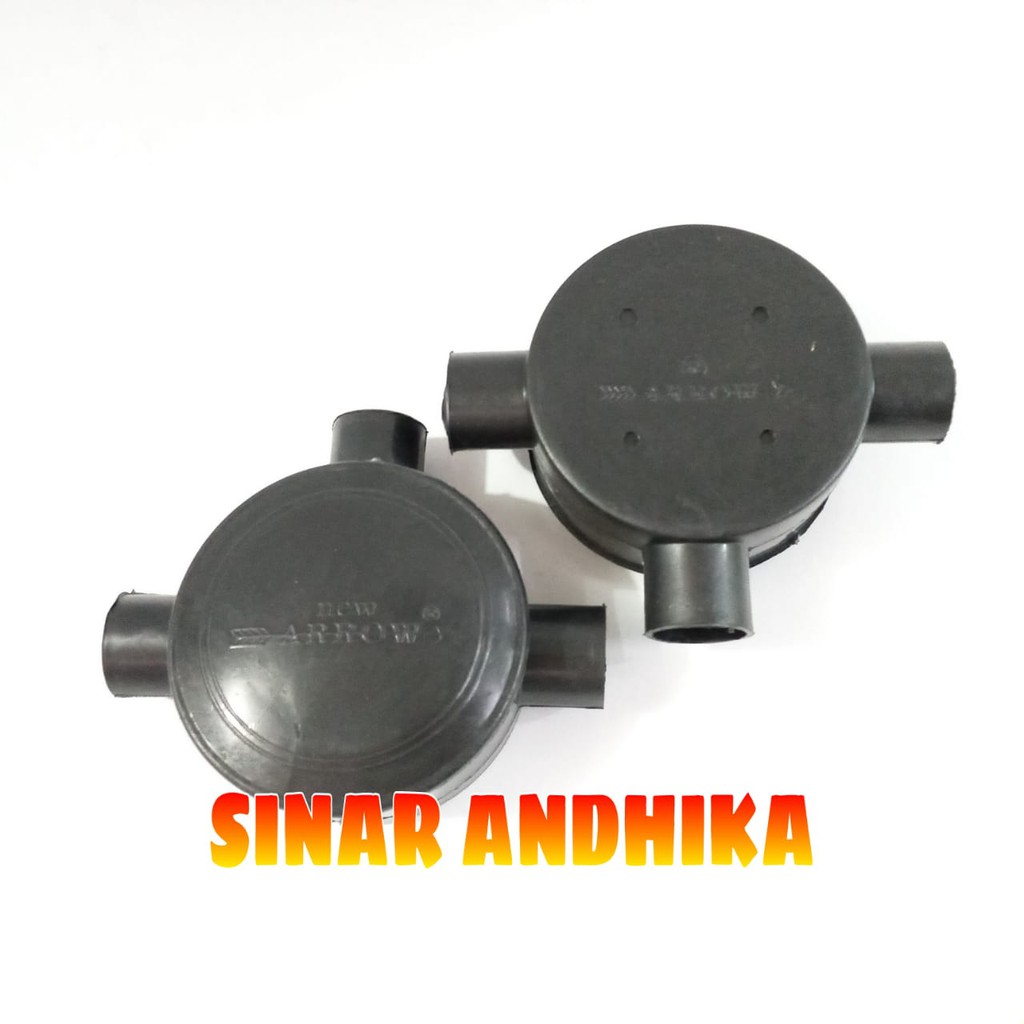 T-DUS / TEE DUS HITAM 3 CABANG 3/4