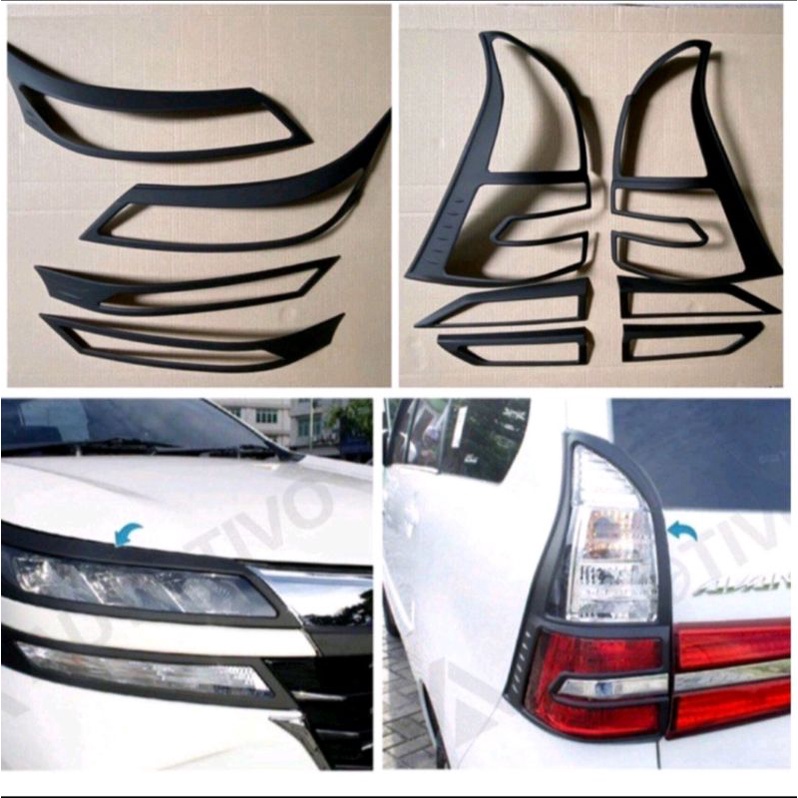 Paket garnish lampu untuk All new avanza/xenia/veloz tahun 2019-2021