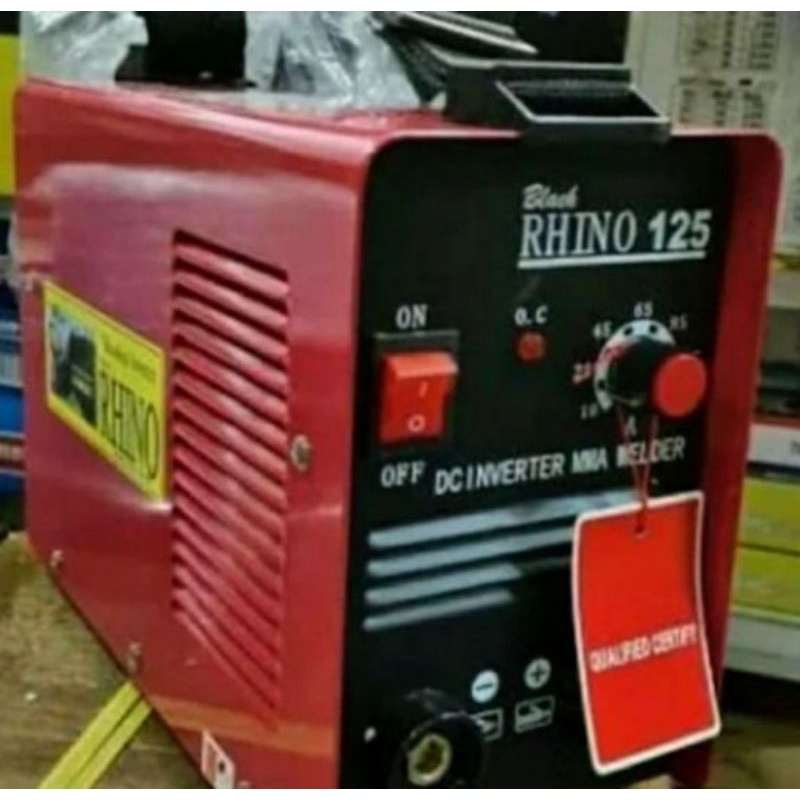 MESIN LAS TRAVO BLACK RHINO MMA 125A- 900 WAT