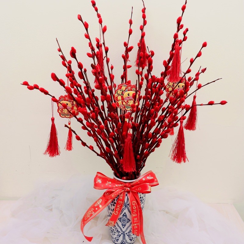 Flower Imlek / Bunga Imlek / Sincia - Pussy Willow Vas