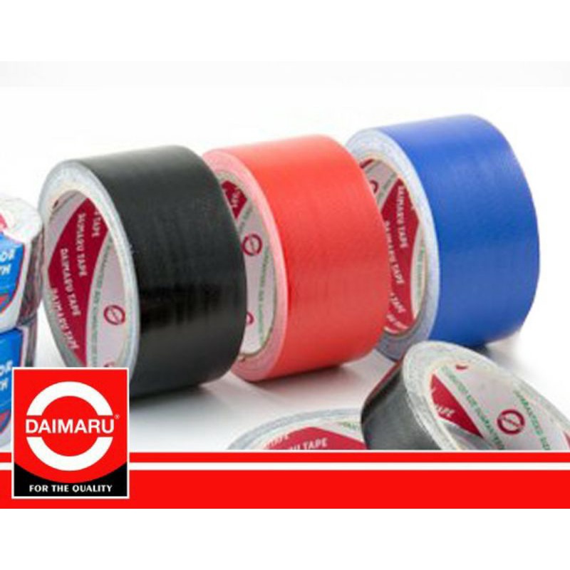 

lakban hitam/ lakban merah/ lakban biru/ lakban daimaru/ selotip hitam/ selotip biru/ selotip merah