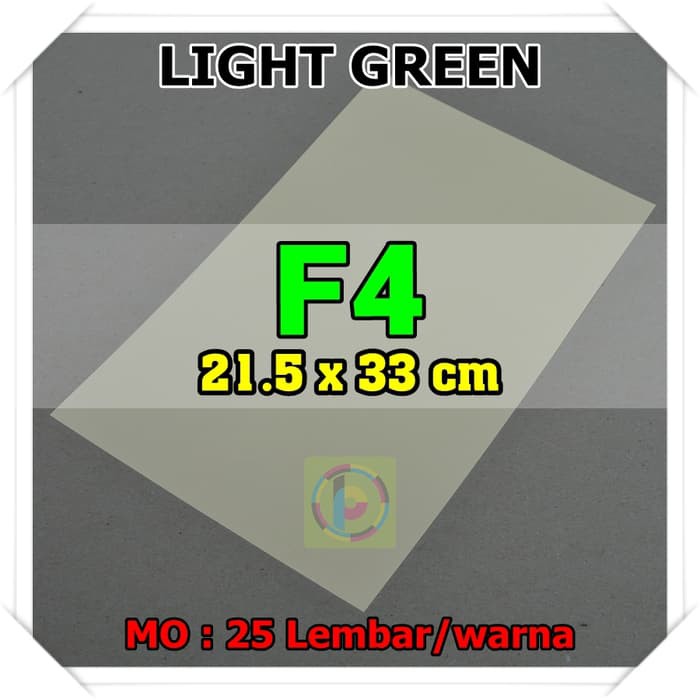 

Order Langsung Kertas Karton Jasmine Uk. F4 LIGHT GREEN HIJAU MUDA terbaik