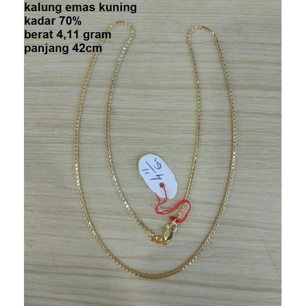 Kalung Emas Model Italy Santa