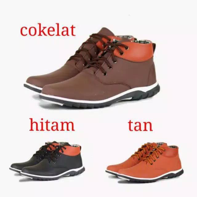 SEPATU BOOTS PRIA CASUAL/FORMAL VENTURA MODEL BRODO