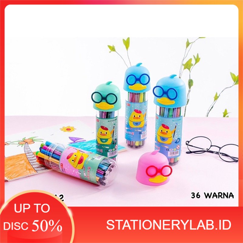 

LAB PENA 112 | PENA CAIR WARNA WARNI 36 WARNA | PENSIL WARNA CAIR 36 WARNA
