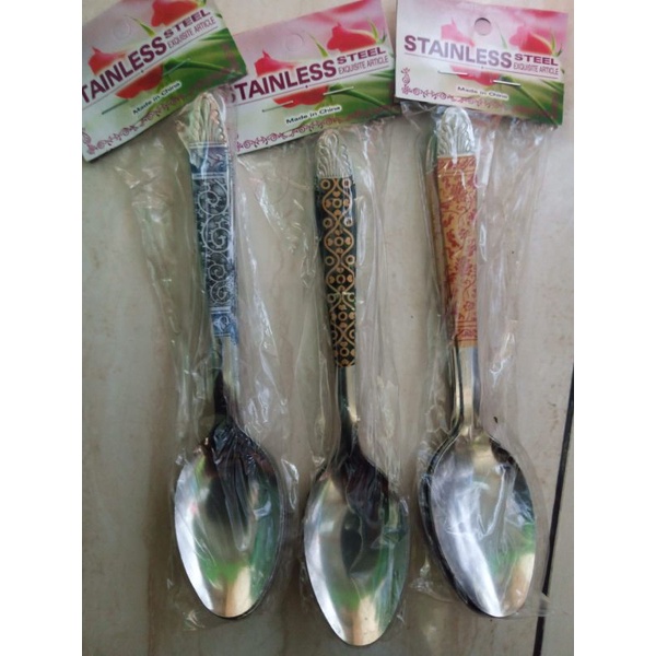 Sendok Makan Motif Batik 12pcs