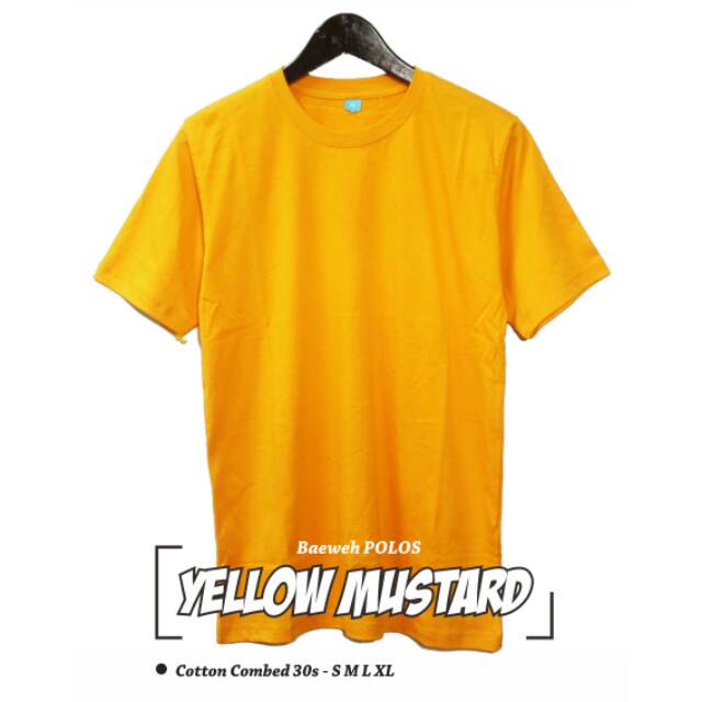 Download Kumpulan gambar untuk Belajar mewarnai: Gambar Kaos Polos Warna Kuning Kunyit
