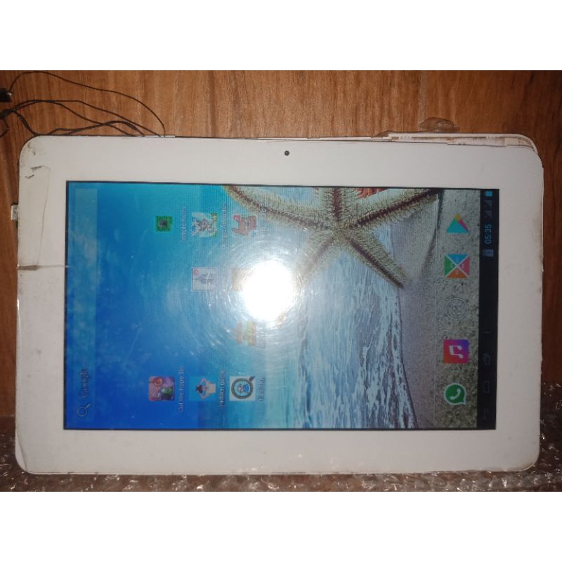 Tablet android Advan E3A 10"kondisi rusak mati