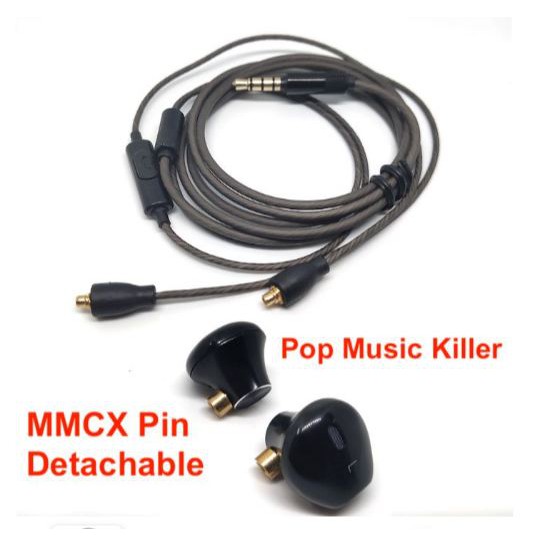 Custom Earpod With MMCX Pin Pop Muisc Killer DIY Earphone