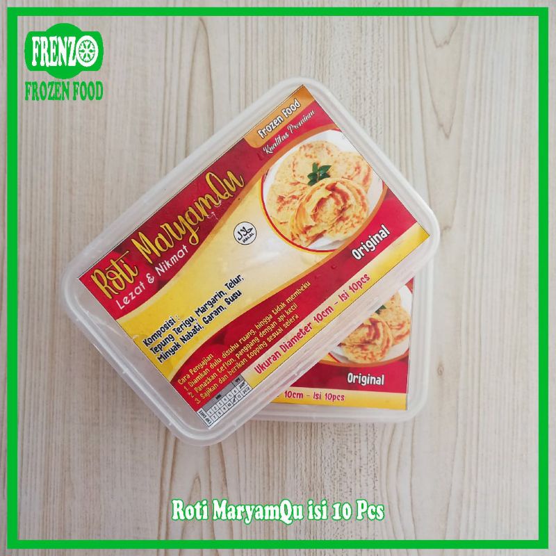 

Roti MaryamQ isi 10 Pcs