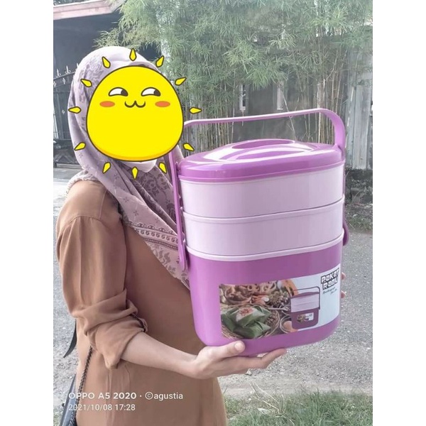 Rantang Susun Jumbo Rantang Piknik Technoplast Paket Rabu: Rantangnya Ibu-Ibu