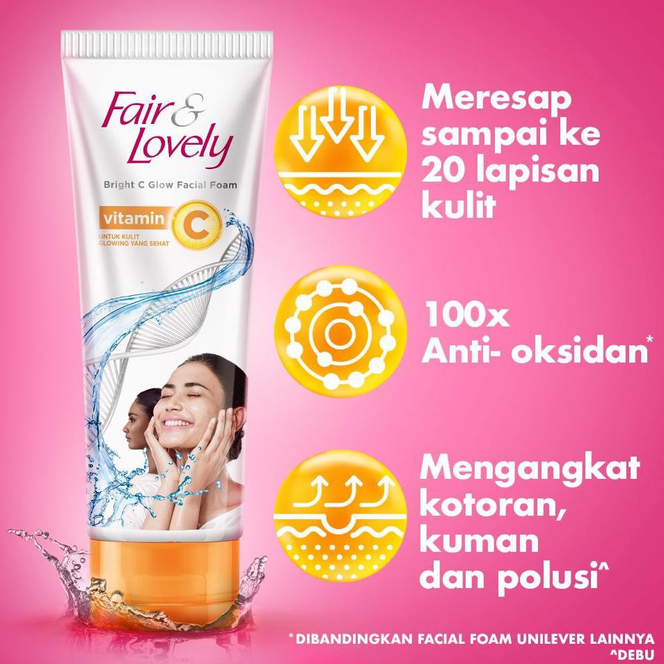 facial wash fair and lovely vitamin c