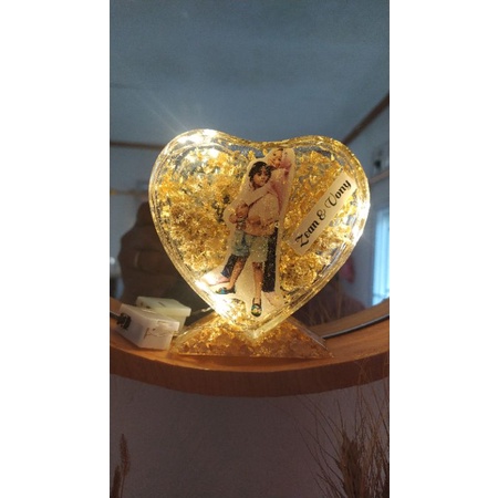 pajangan foto / resin art / foto costum/ resin