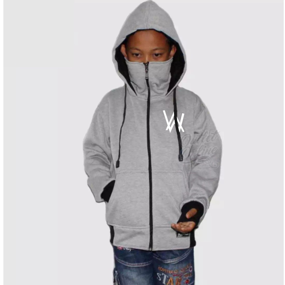 JAKET ANAK ZIPPER NINJA ROUNDHAND SWEATER HOODIE SABLON KEKINIAN TERBARU BAHAN FLEECE USIA 2TAHUN SAMPAI 12TAHUN LAKI LAKI PEREMPUAN