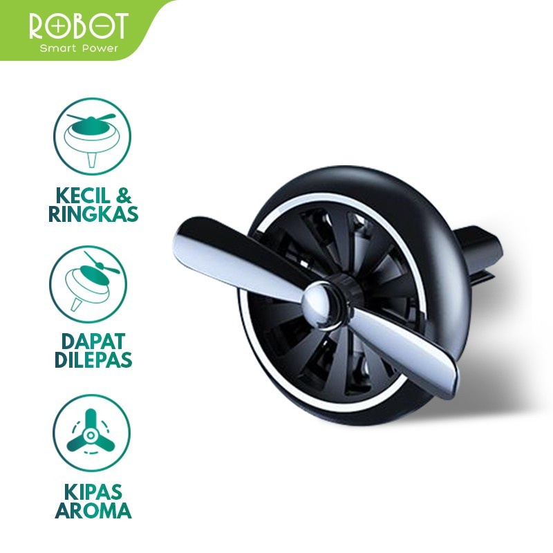 Diffuser Holder Robot RT-CX01 Propeller Air Outlet Car Aroma Gray