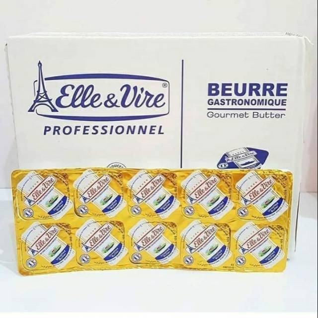 

ELLE & VIRE UNSALTED BUTTER 10'S