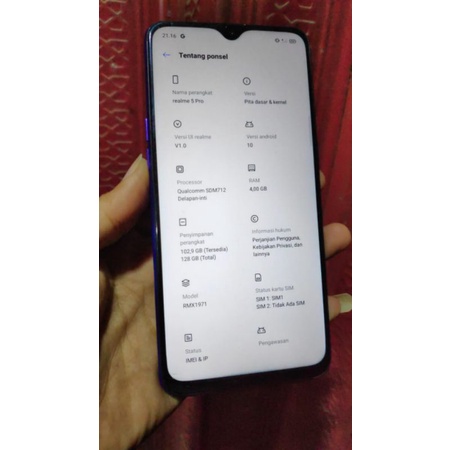 HP SEKEN REALME 5PRO RAM 4/128 HP MURAH BANGET