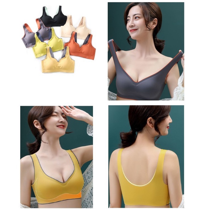 ENNWEN BH08 Bra Wanita Sport Zero Feel BH Yoga Lari Wanita Kualitas Tinggi