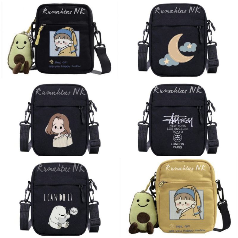 Tas Selempang Hey Girl Tas Lucu