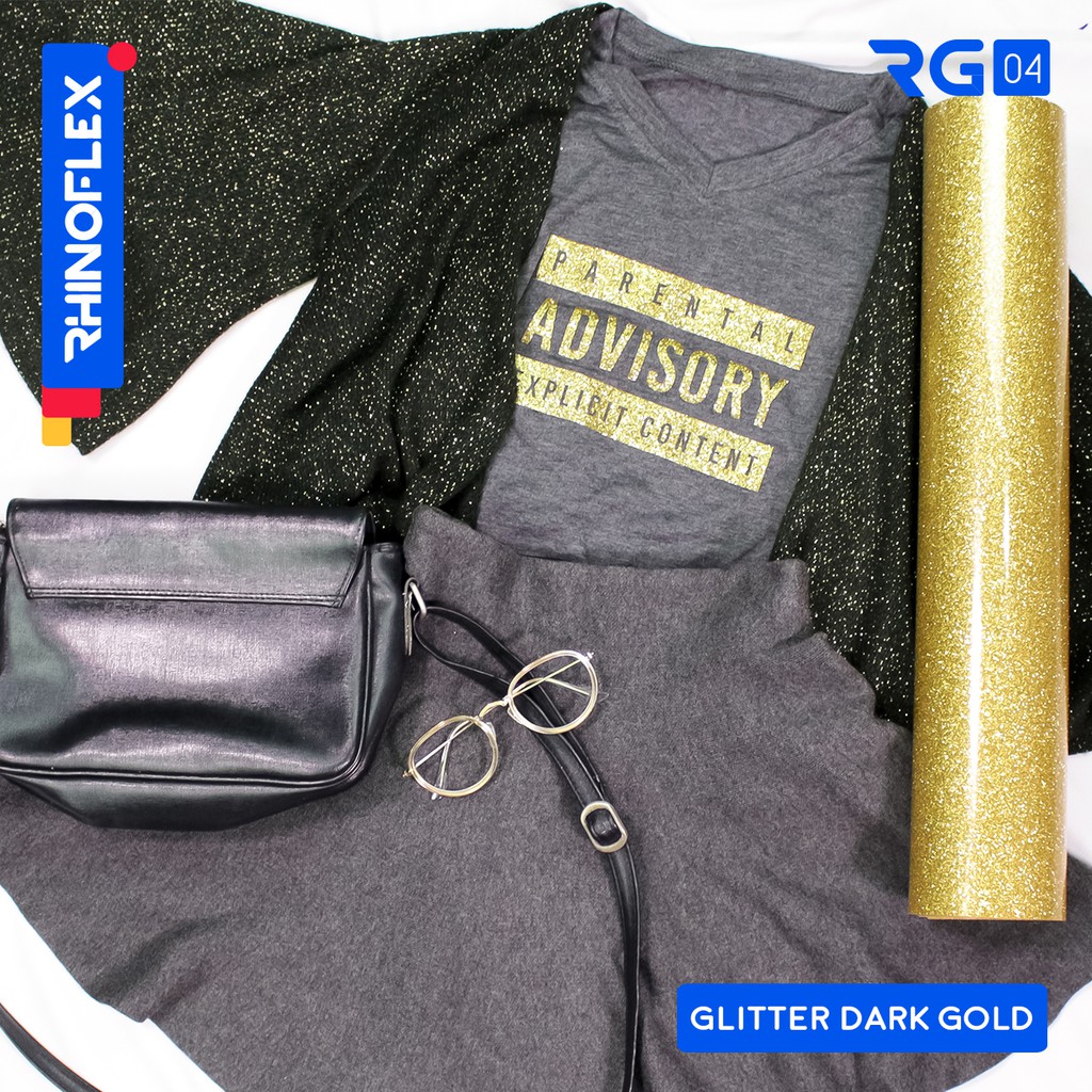 Rhinoflex Polyflex Glitter Dark Gold