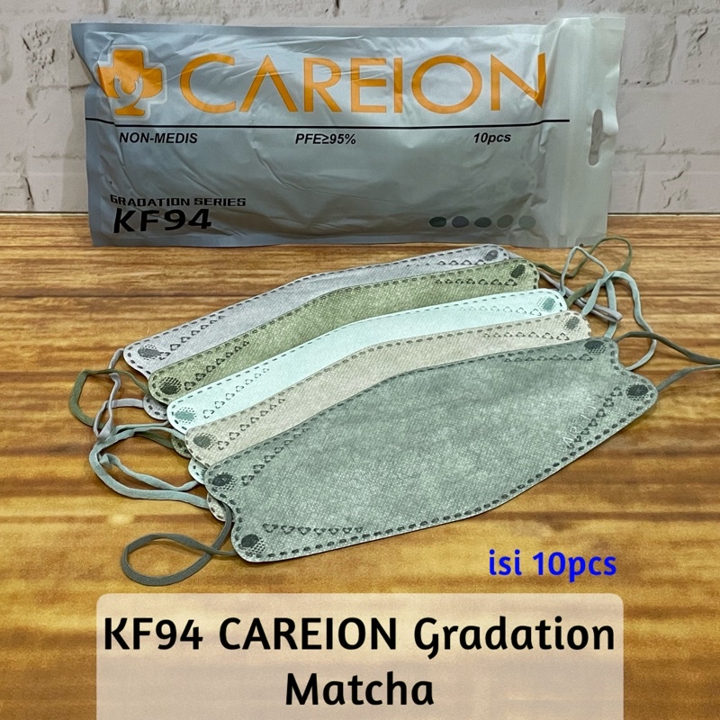KF94 5ply Gradation Gradasi Series Careion Warna Mix Shrimpink Dan Mix Morandi Soft Pastel Isi 10 pcs per pack