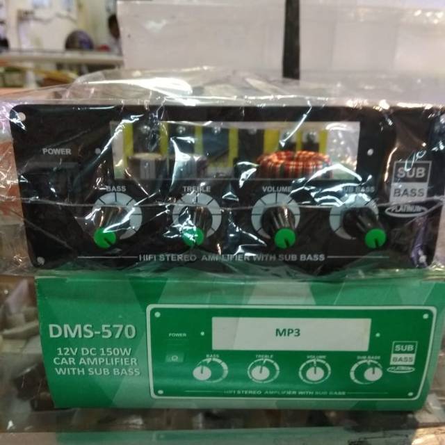 KIT AMPLIFIER MOBIL WITH SUB BASS DMS-570