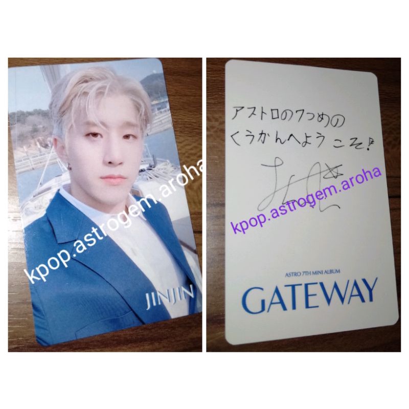 ❗SOLD❗Booked❗Astro Photocard PC Official Jinjin Gateway