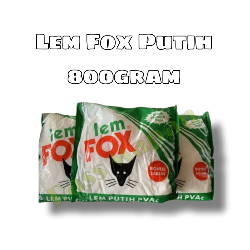 

Lem Putih Fox BUKAN Rajawali 700g 1kg