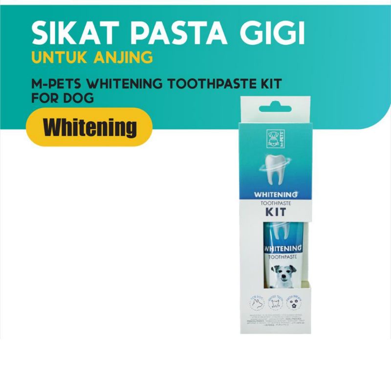 M-Pets Whitening Toothpaste Kit For Dog Sikat Pasta Gigi Anjing Box