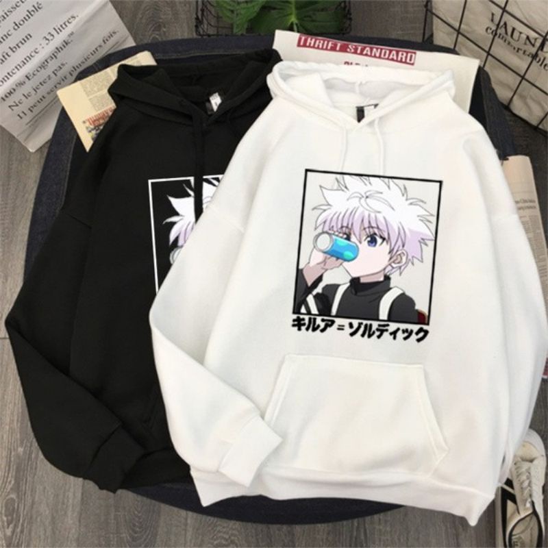 JAKET HOODIE ANAK HUNTER X HUNTER KILLUA ZOLDYCK