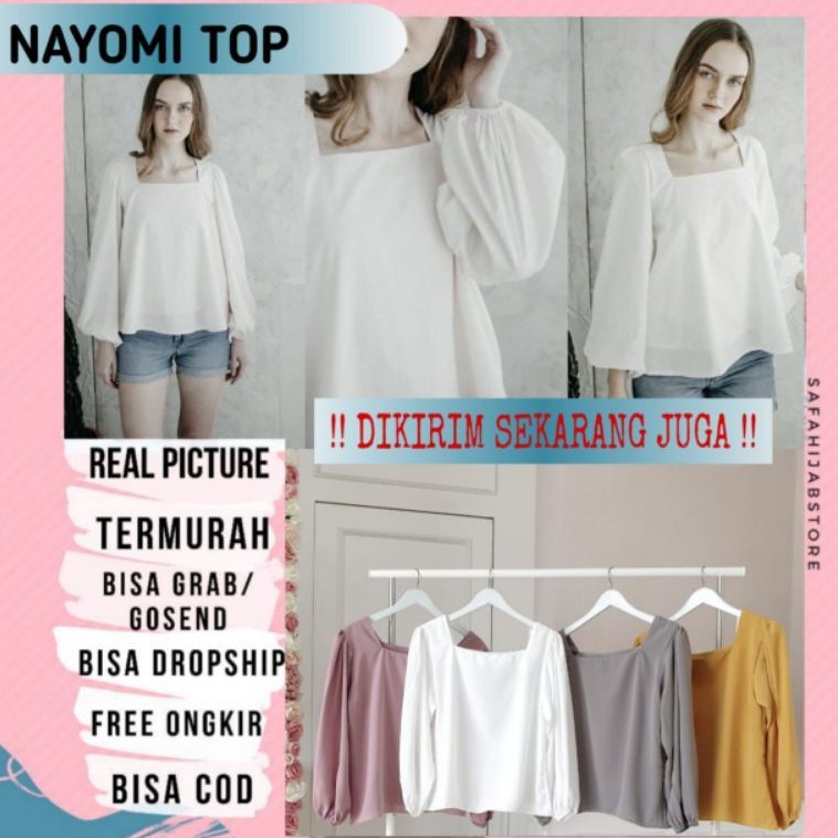 NAYOMI SQUARE NECK TOP