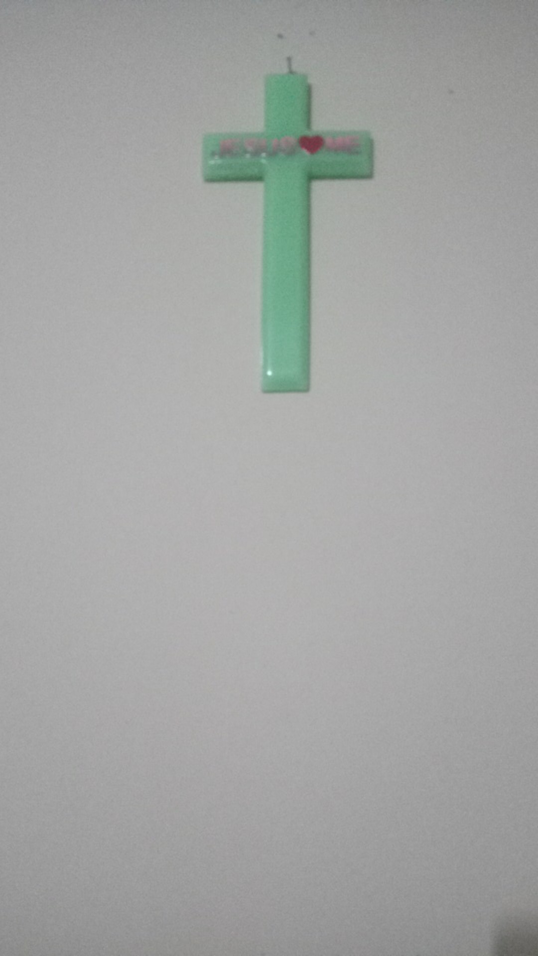 Salib Jesus Love Me Fosfor 24 Cm (glow In The Dark)