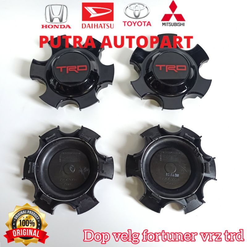 Dop Velg Tutup Roda Fortuner Vrz Trd Original Harga Satuan