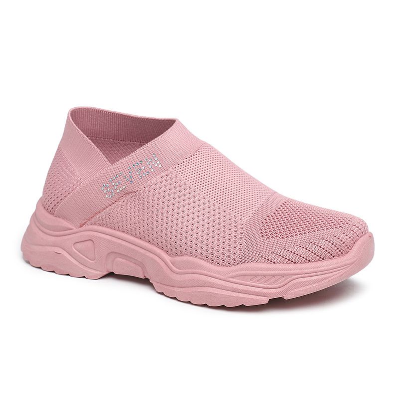 [GROSIR][COD] SEVEN_DAY SEPATU RAJUT WANITA SLIP ON OLAHRAGA TANPA TALI SPORT SHOES FZ-73