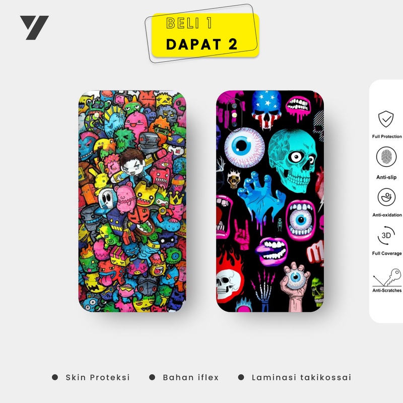 Garskin Hotwav Symbol Max [Dapat 2 Garskin] - Motif 2