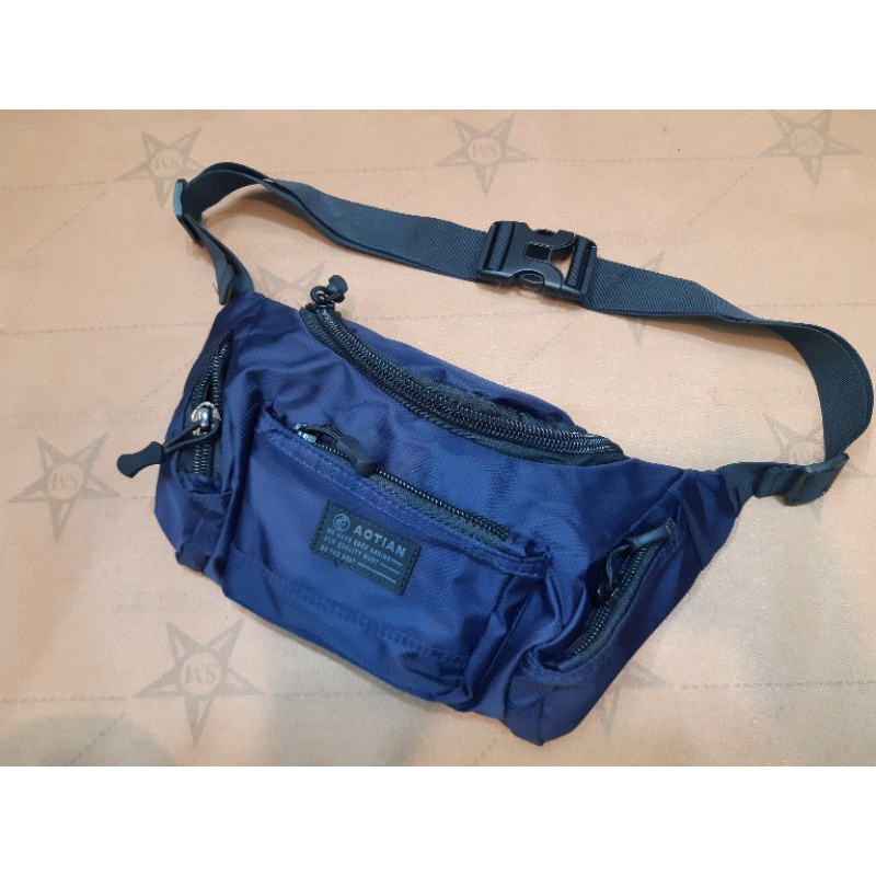 ImportirBagsTas Pria Selempang Casual Anti Air Pinggang Pria Slingbag Waistbag Slempang Pria Murah