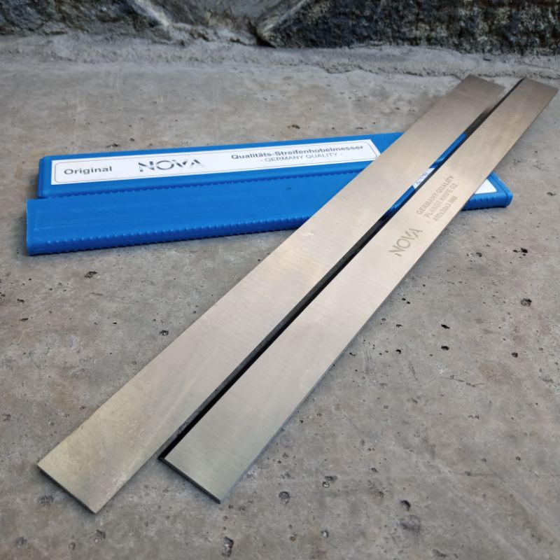 

Pisau planer serut ketam sugu kayu Mata jointer Nova hss 41 cm 410 x 30 mm