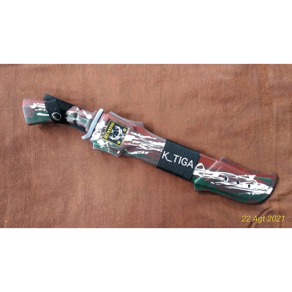 PISAU BERBURU SURVIVAL OUTDOOR HUNTING PANJANG