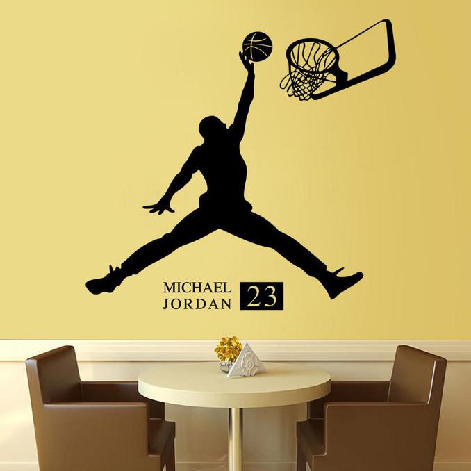 JORDAN, STIKER RUANGAN STIKER WALLPAPER, WALLPAPER STIKER, TAHAN AIR,