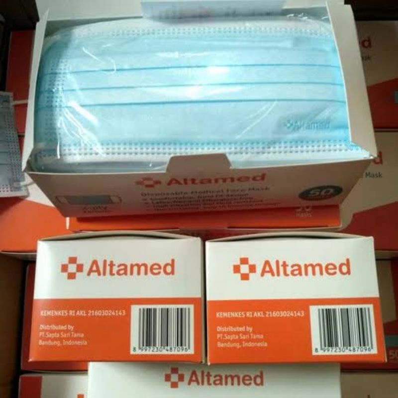 masker earlop altamed / masker medis / masker surgical