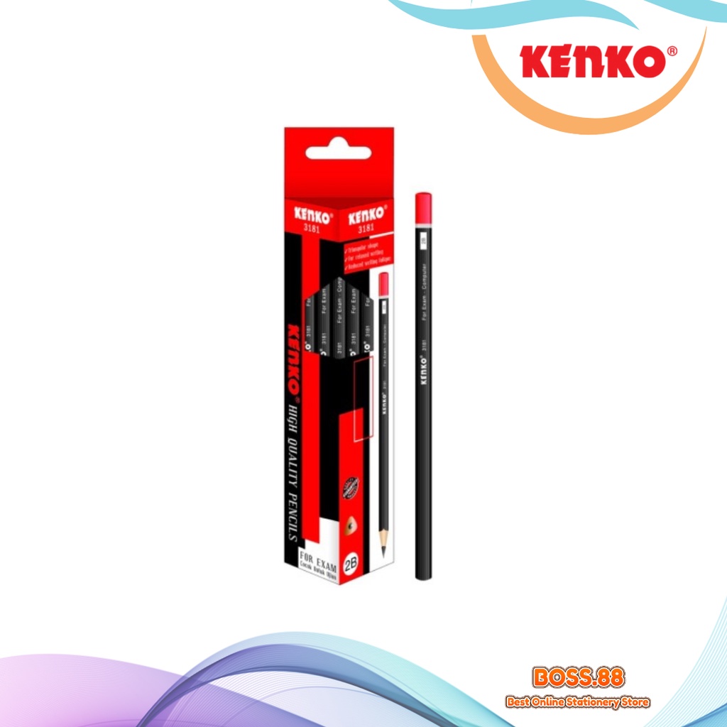 

PENCIL / PENSIL KENKO 2B 3181 (TRIANGULAR)
