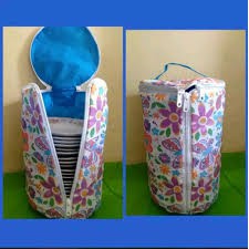 Tas Piring Diameter 24 Cm / Tempat Piring / Tas Piring 25 Cm ( 1 kg Muat 23 Pcs )