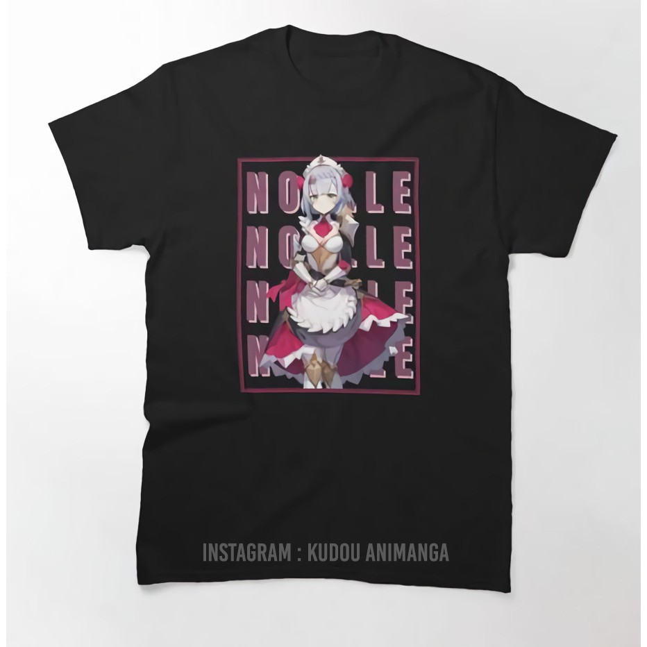 Tshirt Noelle Genshin Impact Character