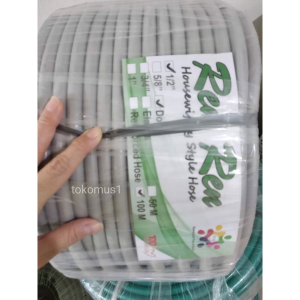 Selang Air 5/8&quot; Selang Taman Selang Dop Per Rol 100 Meter